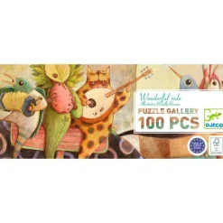 Djeco Wonderful Ride - Puzzle Gallery de 100 pièces