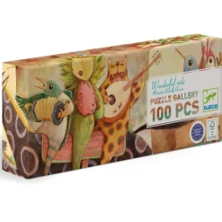 Djeco Wonderful Ride - Puzzle Gallery de 100 pièces