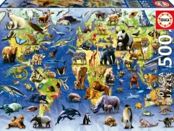 Educa 100 Espèces en Danger d'Extinction - puzzle de 500 pièces