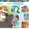 Educa 4 puzzles des animaux Disney - 12, 16, 20 et 25 pièces