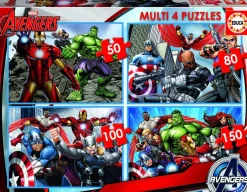Educa Avengers - 4 puzzles de 50/80/100/150 pièces
