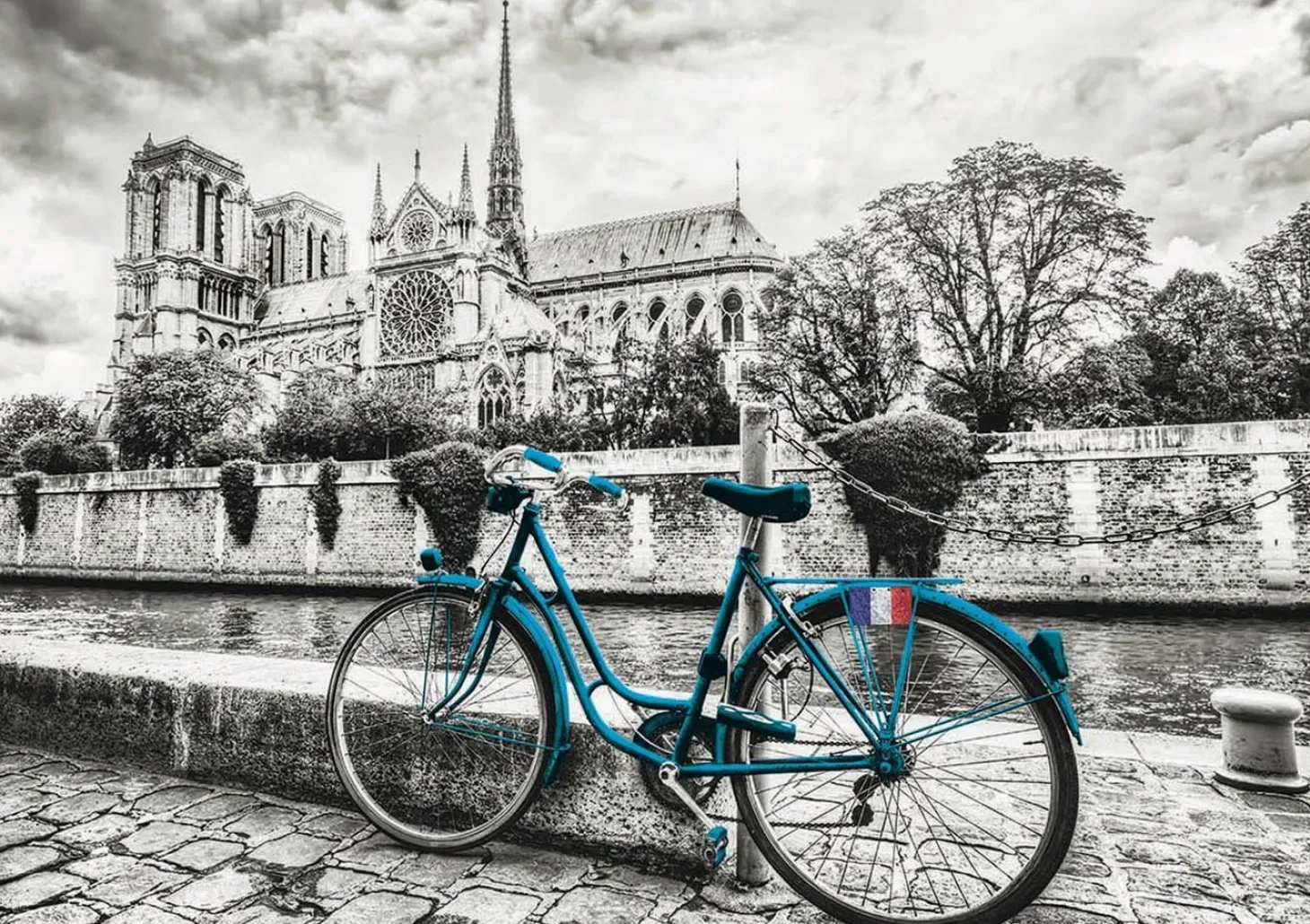 Educa Bicyclette près de Notre Dame - puzzle de 500 pièces
