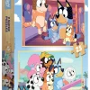 Educa BOIS: Bluey - 2 x 25 pièces