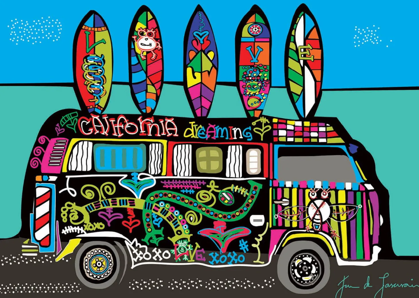 Educa California Dreaming - puzzle de 500 pièces