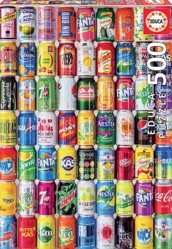 Educa Canettes de Soda - puzzle de 500 pièces