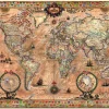 Educa Carte antique du monde - 1000 pièces