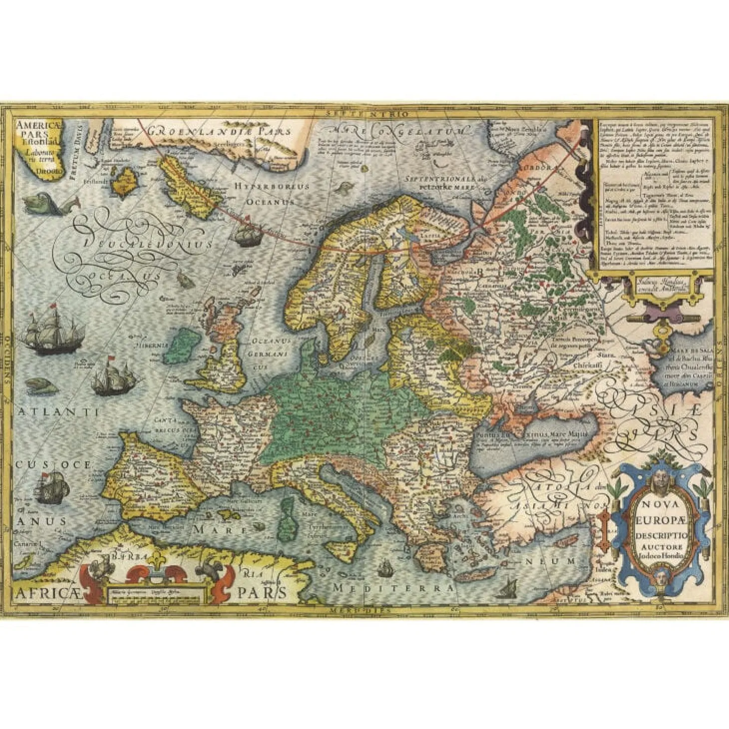 Educa Carte de l'Europe - puzzle de 1000 pièces