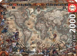 Educa Carte des Pirates - puzzle de 2000 pièces