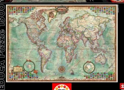 Educa Carte du monde - 1500 pièces