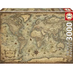 Educa Carte du Monde - puzzle de 3000 pièces