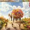 Educa Chariot de Fleurs - puzzle de 1000 pièces