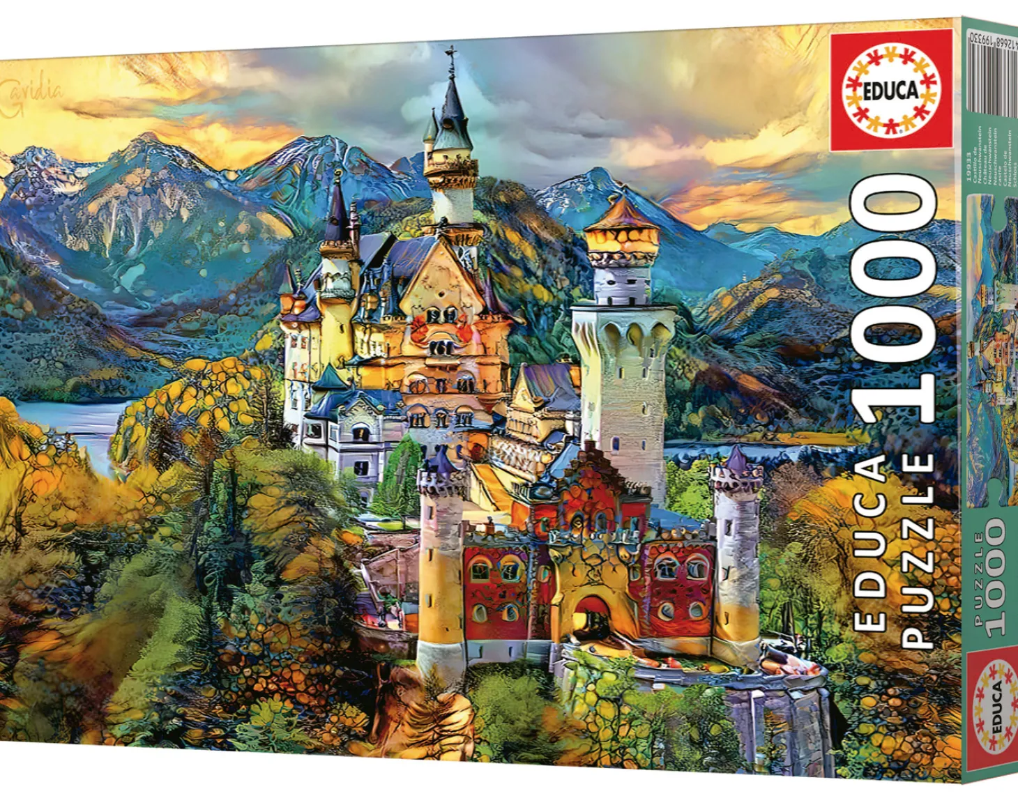 Educa Chateau de Neuschwanstein - puzzle de 1000 pièces