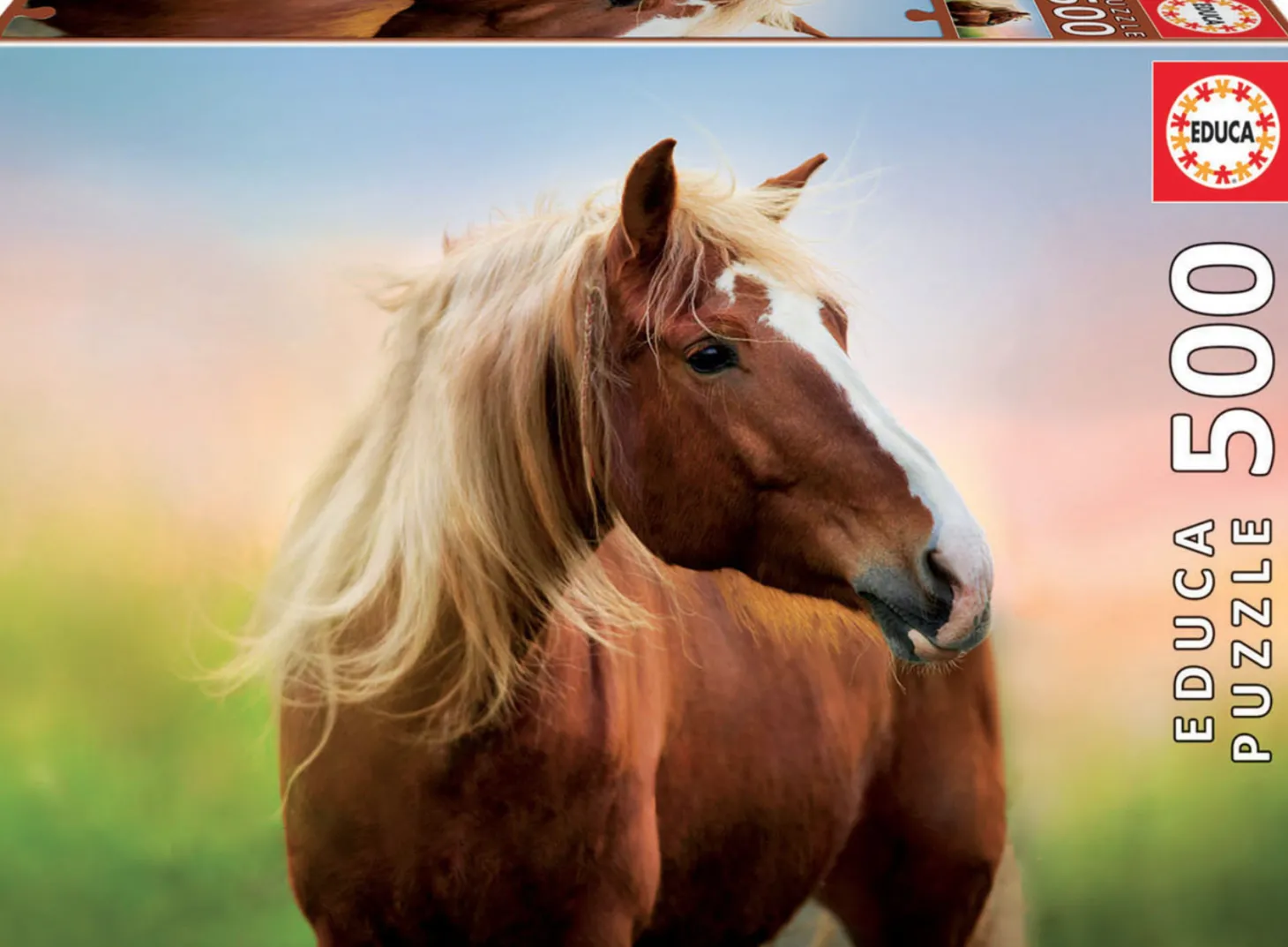 Educa Cheval au lever du soleil - puzzle de 500 pièces