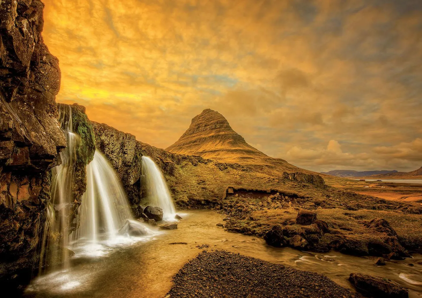 Educa Chute Kirkjufellsfoss à Islande - 1000 pièces