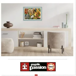 Educa Collage Animaux Sauvages - puzzle de 500 pièces