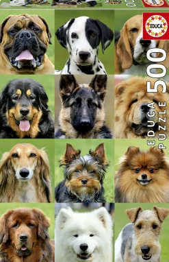 Educa Collage des chiens - puzzle de 500 pièces