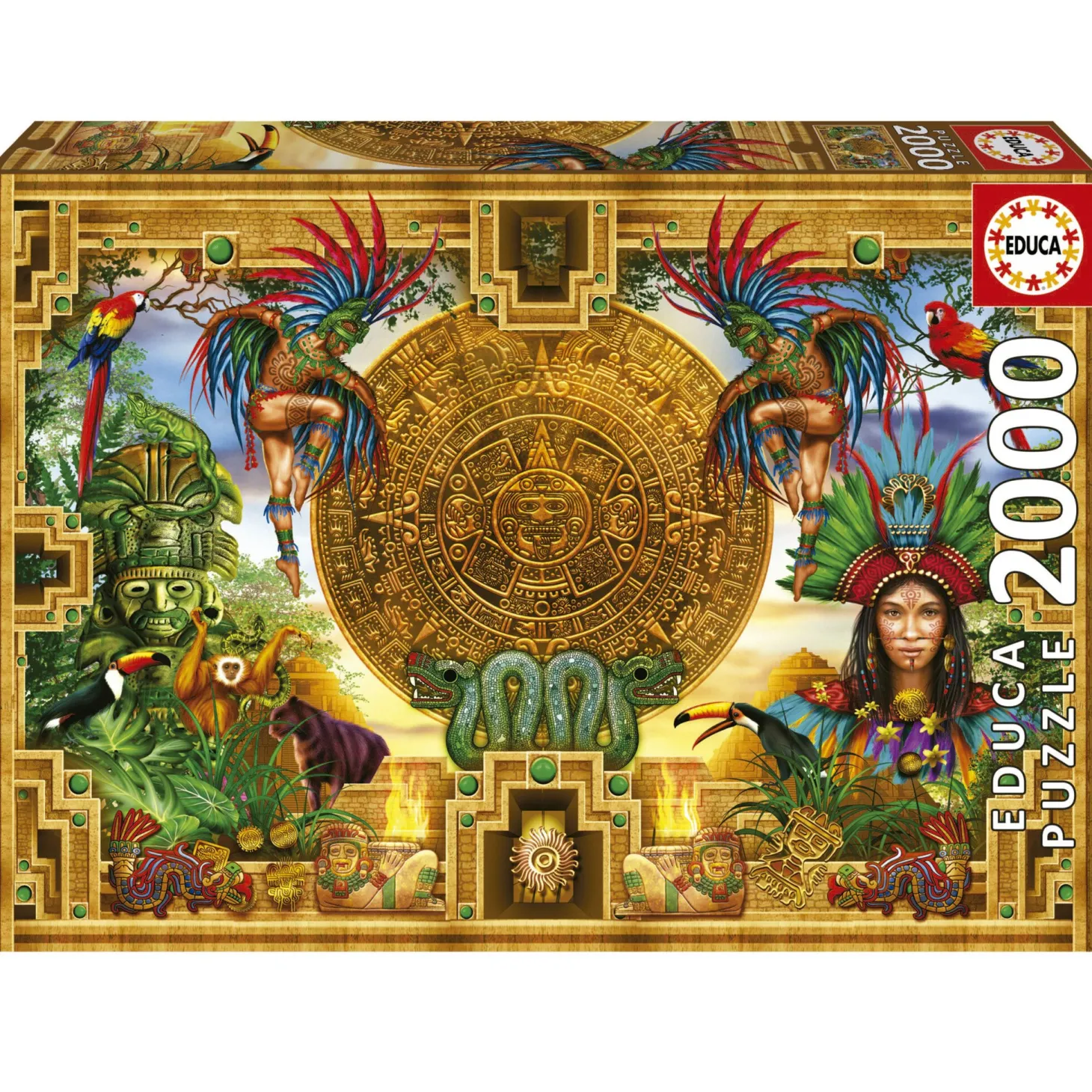 Educa Collection Aztèque Maya - puzzle de 2000 pièces