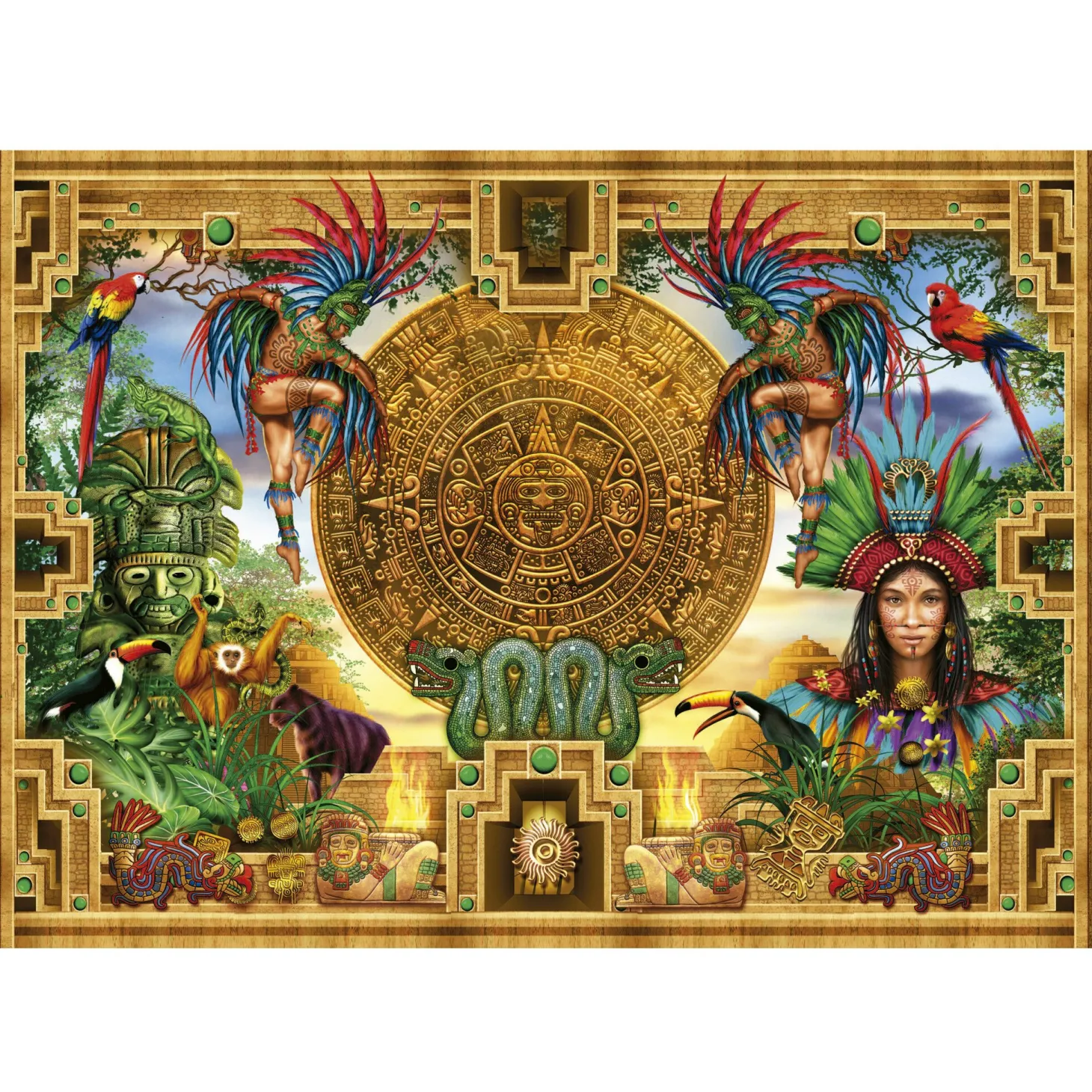 Educa Collection Aztèque Maya - puzzle de 2000 pièces
