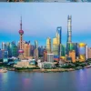 Educa Coucher de soleil à Shanghai - puzzle de 1000 pièces
