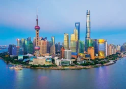 Educa Coucher de soleil à Shanghai - puzzle de 1000 pièces