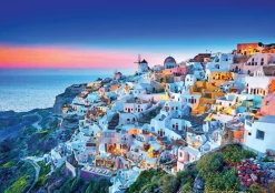 Educa Coucher de soleil à Santorini - puzzle de 1500 pièces