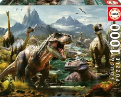 Educa Dinosaures Féroces - puzzle de 1000 pièces