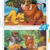 Educa Disney - Roi Lion - Livre de la jungle - 2 x 20 pièces