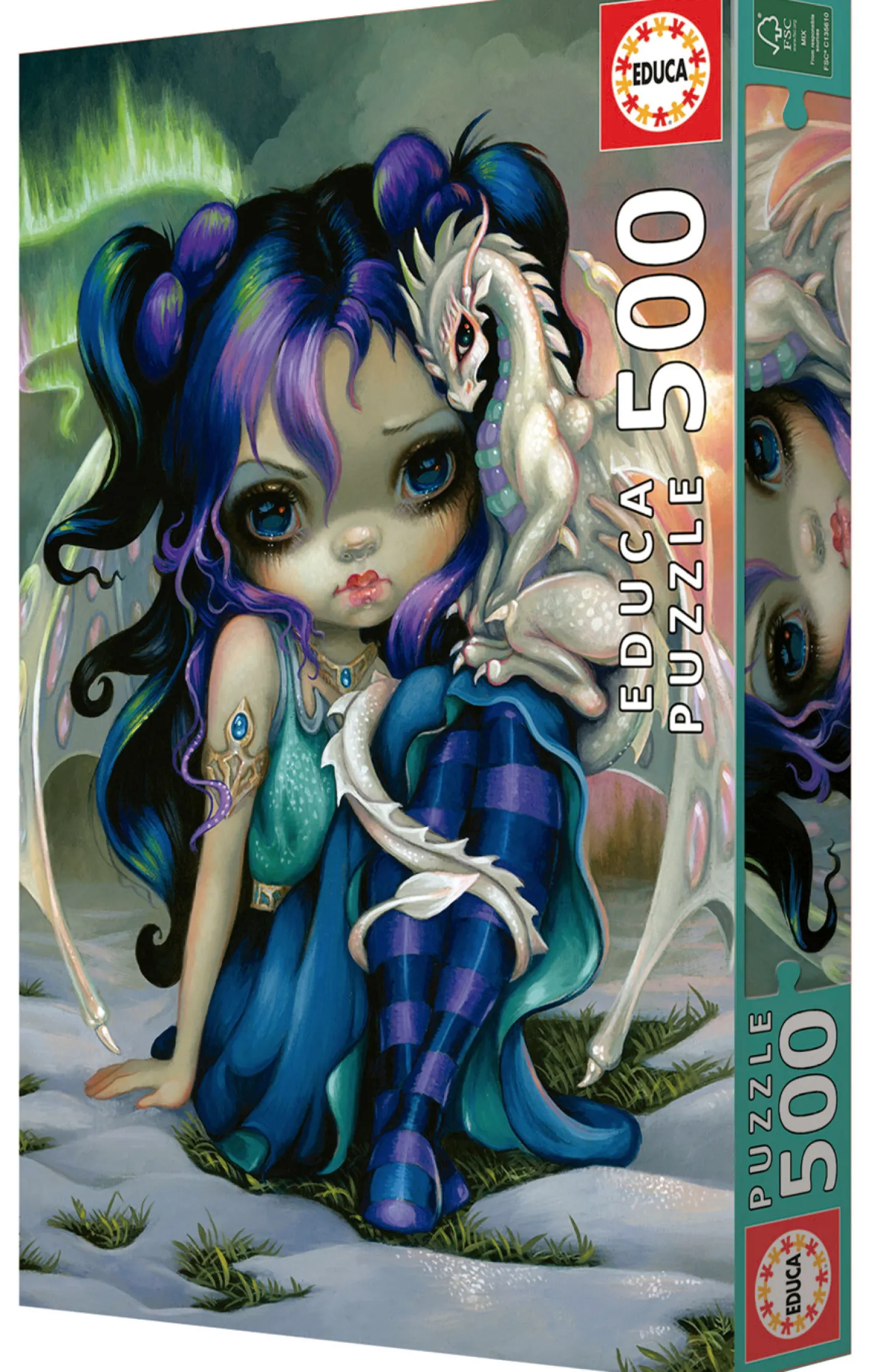 Educa Dragonnier de Givre - puzzle de 500 pièces