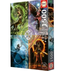 Educa Elemental Magic Star Chart - Anne Stokes - puzzle de 1500 pièces