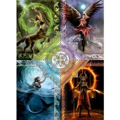 Educa Elemental Magic Star Chart - Anne Stokes - puzzle de 1500 pièces