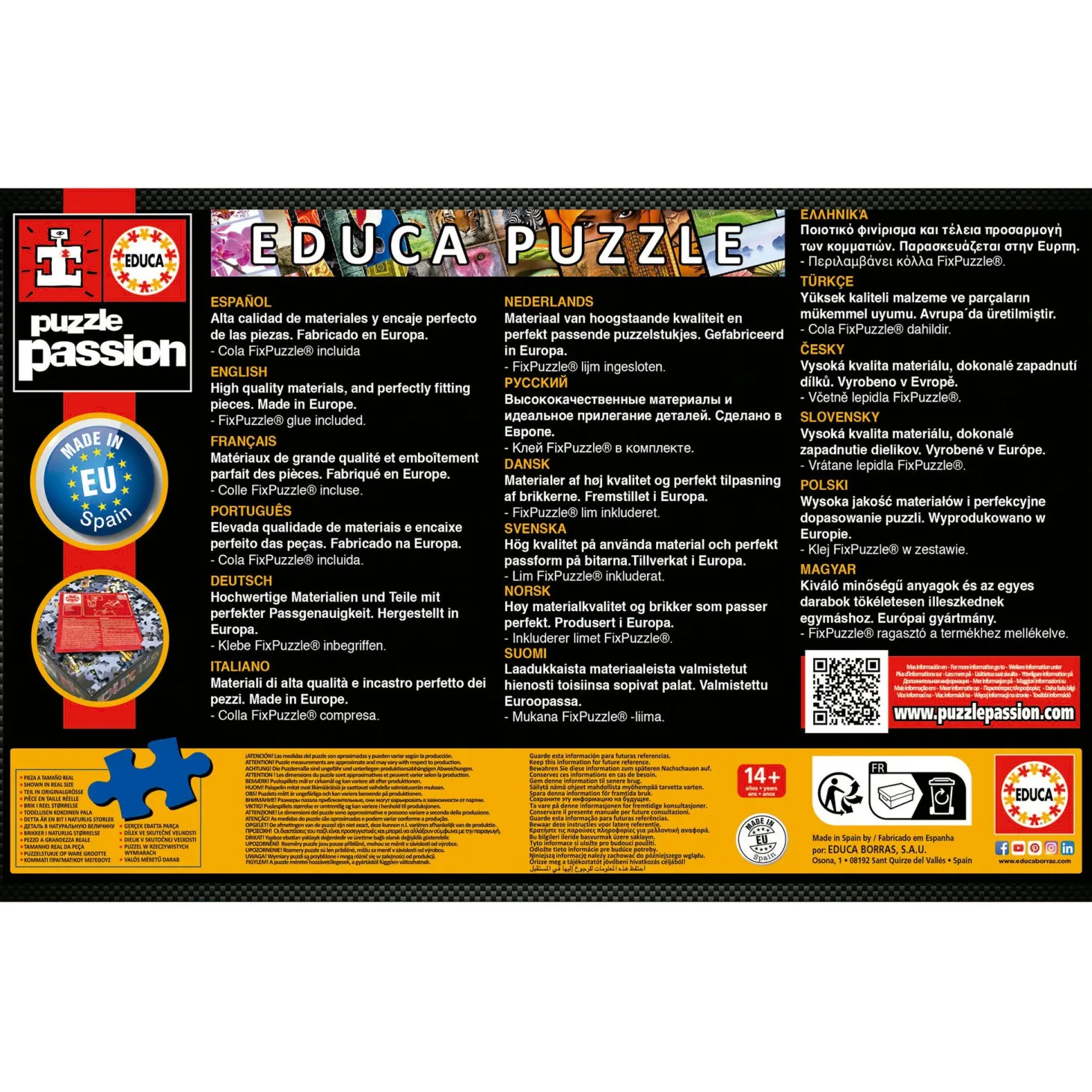 Educa Elemental Magic Star Chart - Anne Stokes - puzzle de 1500 pièces