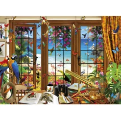 Educa Fenêtre de de l'observateur d'oiseaux - puzzle de 1500 pièces
