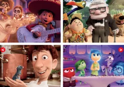 Educa Films de Pixar - 4 puzzles of 20 / 40 / 60 / 80 pieces