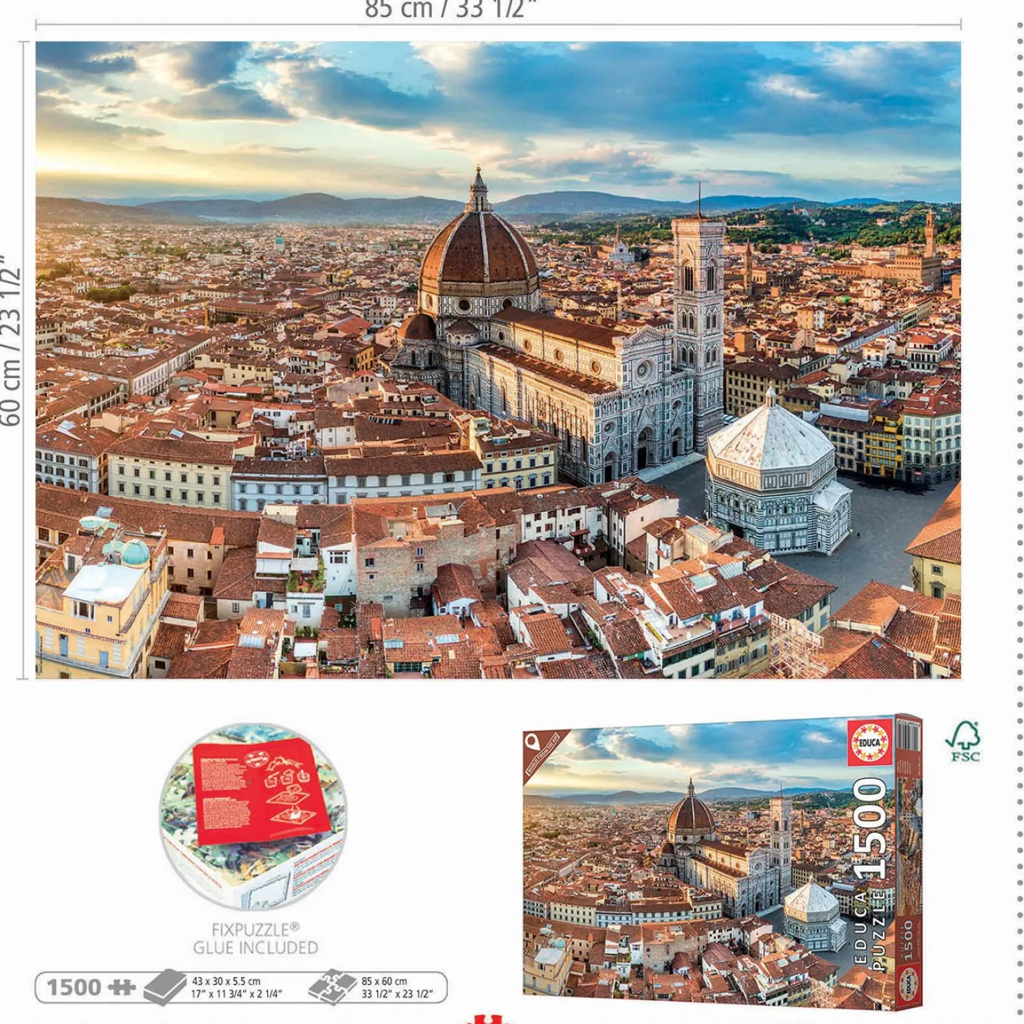 Educa Florence - puzzle de 1500 pièces