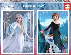 Educa Frozen - 2 x 500 pièces puzzle