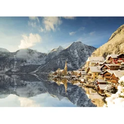 Educa Hallstatt sous la neige - Autriche - puzzle de 1500 pièces