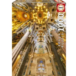 Educa Intérieur de la Sagrada Familia - puzzle de 1000 pièces