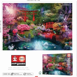 Educa Jardin Japonais - puzzle de 3000 pièces