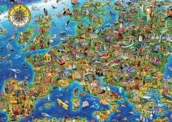 Educa La carte de l'Europe - puzzle de 500 pièces