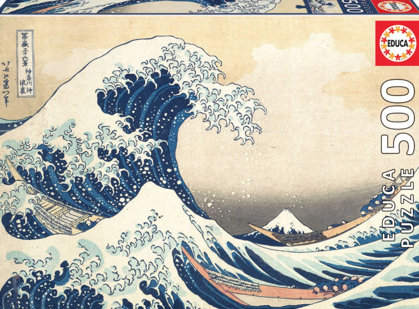 Educa La grande vague au large de Kanagawa - puzzle de 500 pièces