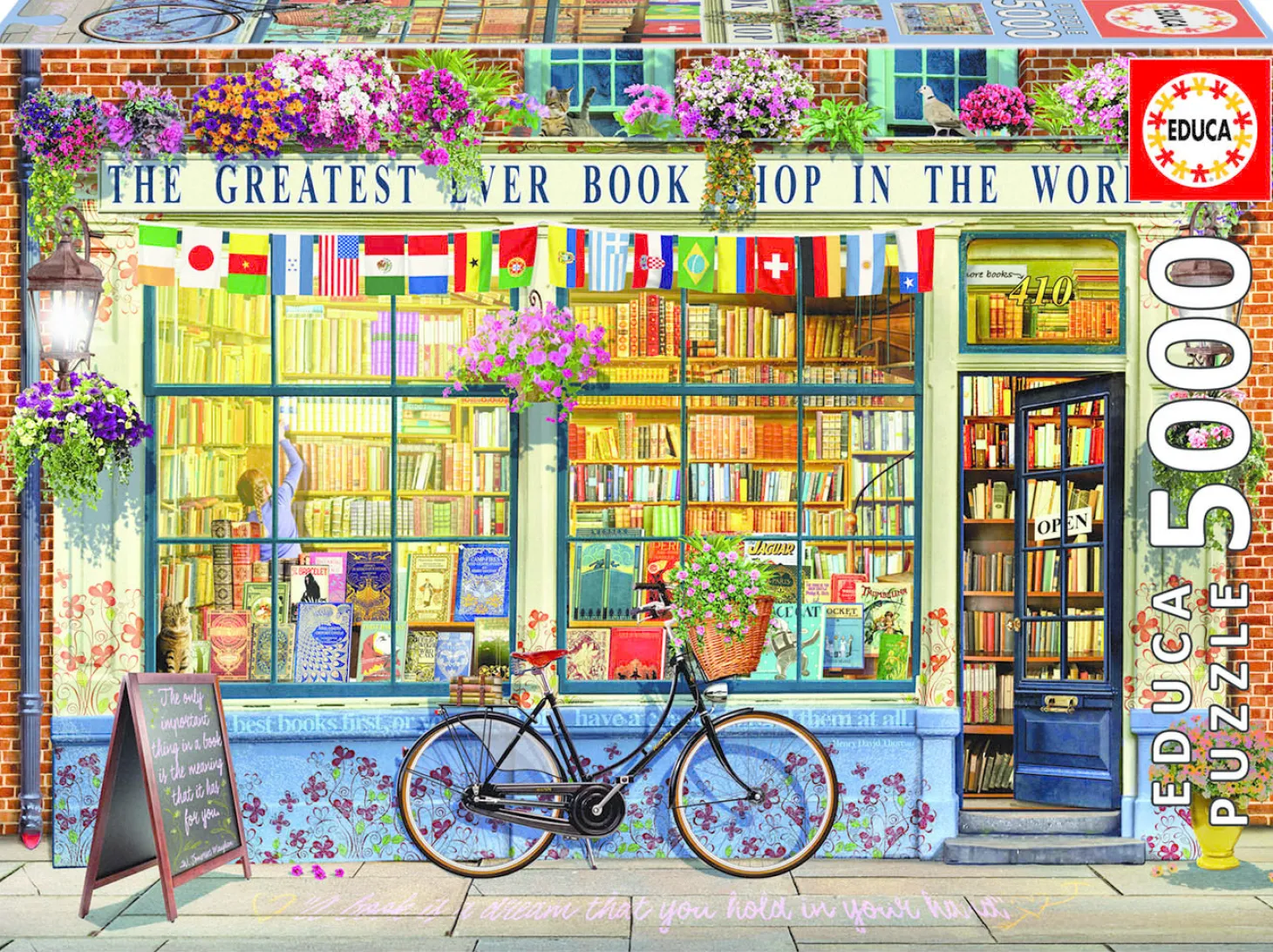 Educa La meilleure librairie du monde - puzzle de 5000 pièces