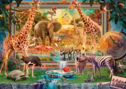 Educa La Savana prend vie - puzzle de 4000 pièces