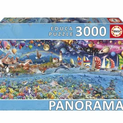 Educa La Vie - Panorama - puzzle de 3000 pièces