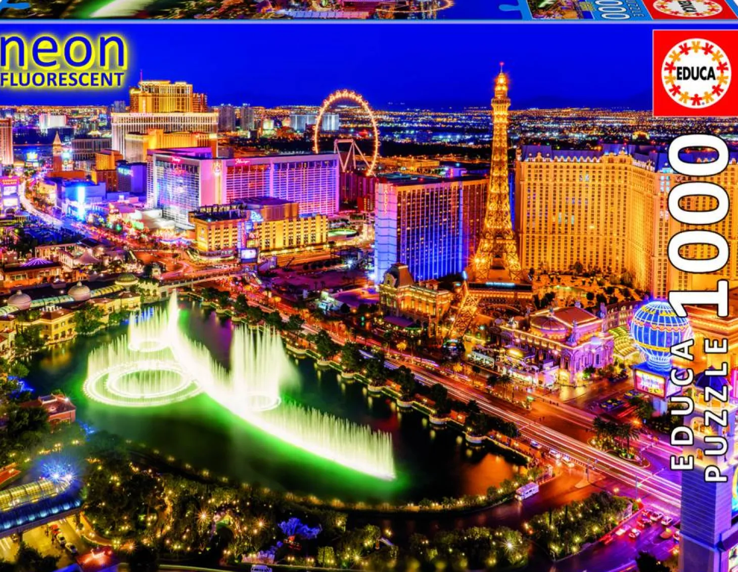 Educa Las Vegas - Glow in the Dark - 1000 pièces