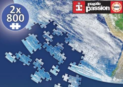 Educa Le Terre - 2 Puzzles circulaire - 800 pièces