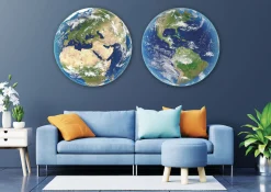 Educa Le Terre - 2 Puzzles circulaire - 800 pièces