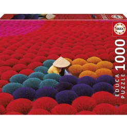 Educa Le village de l'encens au Vietnam - puzzle de 1000 pièces