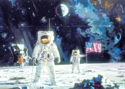 Educa Les premiers hommes sur la lune - 1000 pièces