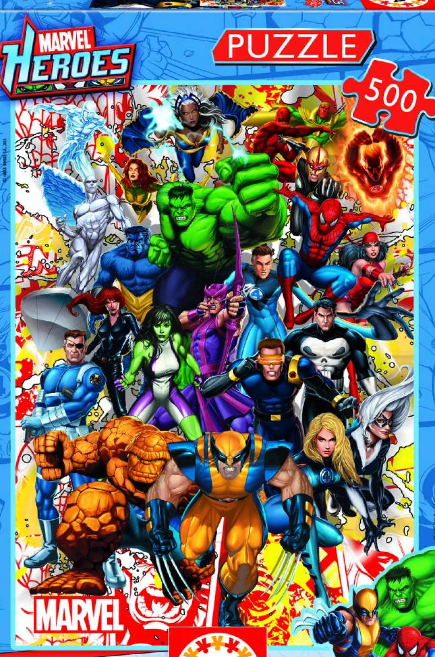Educa Les super-héros de Marvel - puzzle de 500 pièces