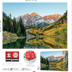 Educa Maroon Bells - puzzle de 2000 pièces